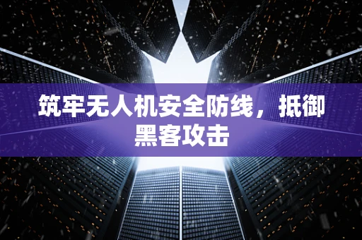 筑牢无人机安全防线，抵御黑客攻击