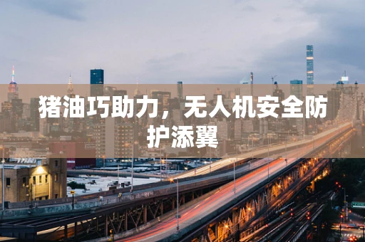 猪油巧助力，无人机安全防护添翼
