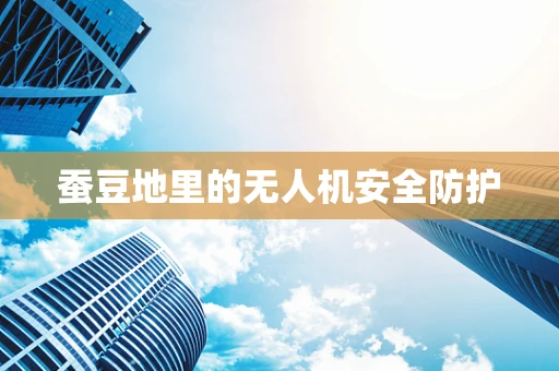 蚕豆地里的无人机安全防护