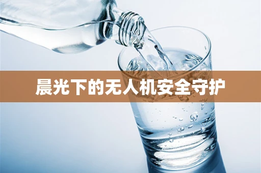 晨光下的无人机安全守护