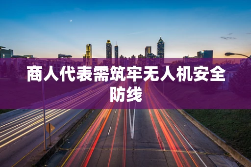 商人代表需筑牢无人机安全防线