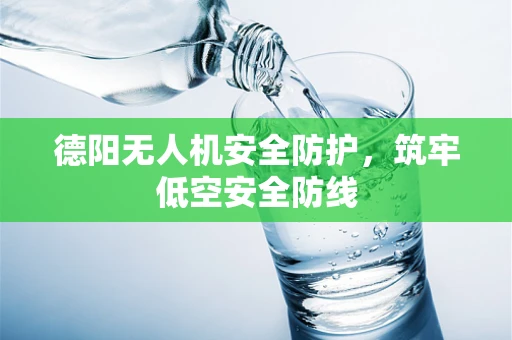 德阳无人机安全防护，筑牢低空安全防线