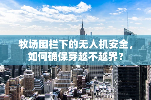 牧场围栏下的无人机安全，如何确保穿越不越界？