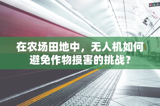 在农场田地中，无人机如何避免作物损害的挑战？