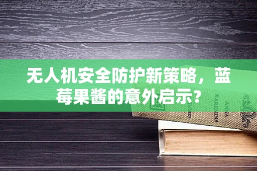 无人机安全防护新策略，蓝莓果酱的意外启示？