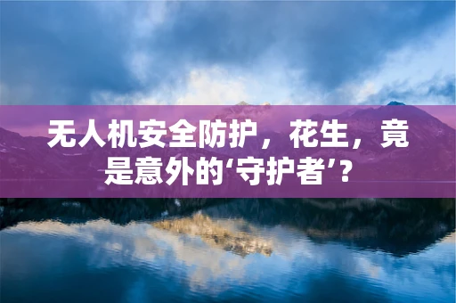 无人机安全防护，花生，竟是意外的‘守护者’？