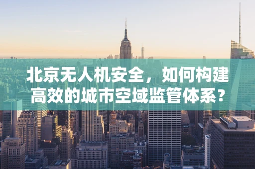 北京无人机安全，如何构建高效的城市空域监管体系？