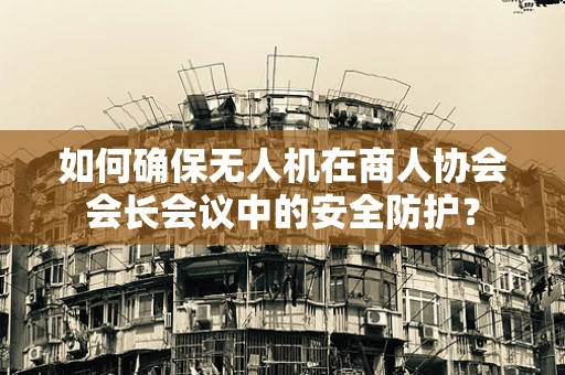 如何确保无人机在商人协会会长会议中的安全防护？