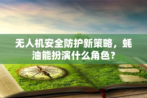 无人机安全防护新策略，蚝油能扮演什么角色？