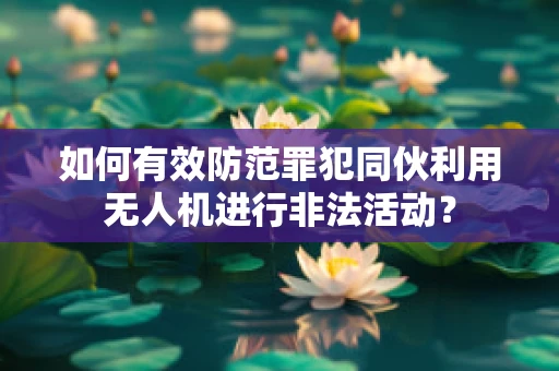 如何有效防范罪犯同伙利用无人机进行非法活动？