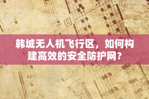 韩城无人机飞行区，如何构建高效的安全防护网？