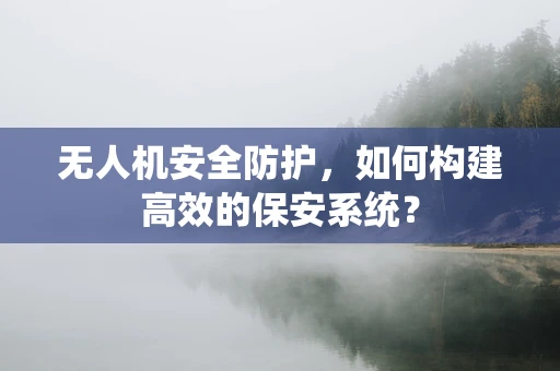 无人机安全防护，如何构建高效的保安系统？