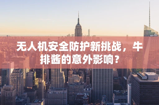 无人机安全防护新挑战，牛排酱的意外影响？