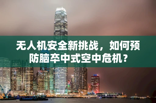 无人机安全新挑战，如何预防脑卒中式空中危机？