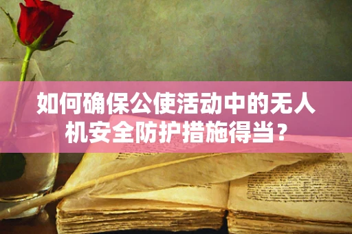 如何确保公使活动中的无人机安全防护措施得当？