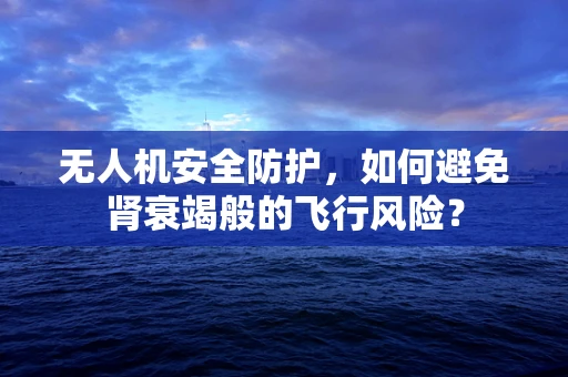 无人机安全防护，如何避免肾衰竭般的飞行风险？