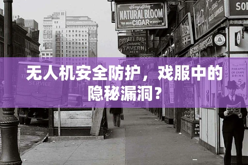 无人机安全防护，戏服中的隐秘漏洞？
