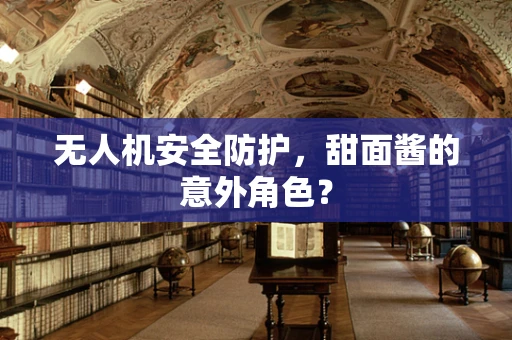 无人机安全防护，甜面酱的意外角色？