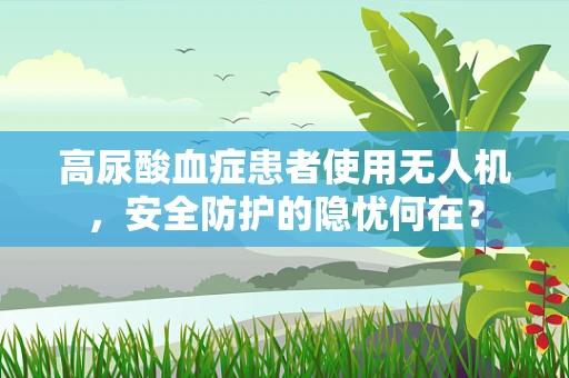 高尿酸血症患者使用无人机，安全防护的隐忧何在？