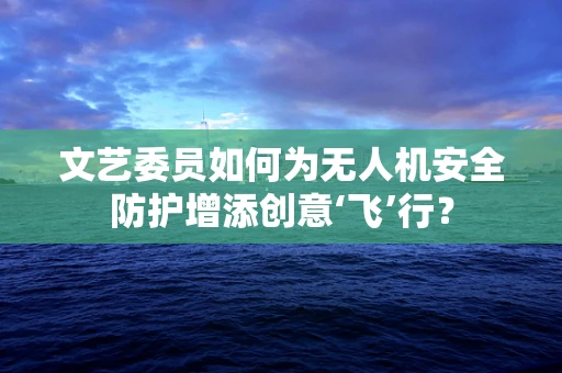 文艺委员如何为无人机安全防护增添创意‘飞’行？