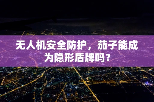 无人机安全防护，茄子能成为隐形盾牌吗？