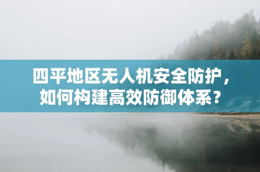 四平地区无人机安全防护，如何构建高效防御体系？