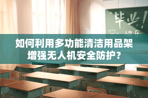 如何利用多功能清洁用品架增强无人机安全防护？
