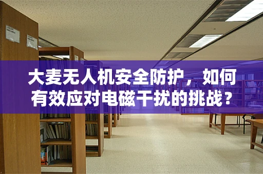 大麦无人机安全防护，如何有效应对电磁干扰的挑战？