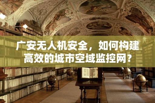 广安无人机安全，如何构建高效的城市空域监控网？