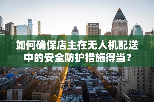 如何确保店主在无人机配送中的安全防护措施得当？