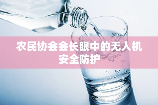 农民协会会长眼中的无人机安全防护