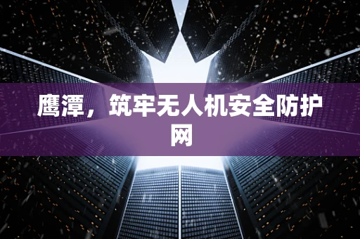 鹰潭，筑牢无人机安全防护网