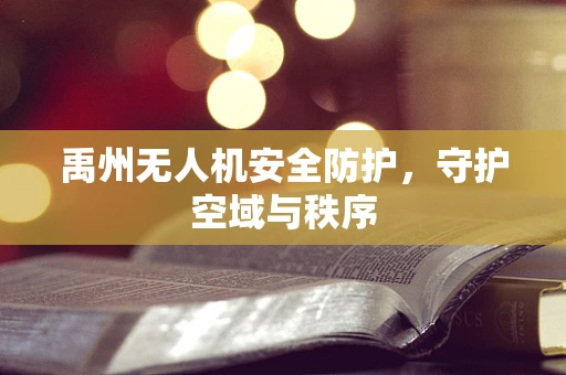 禹州无人机安全防护，守护空域与秩序