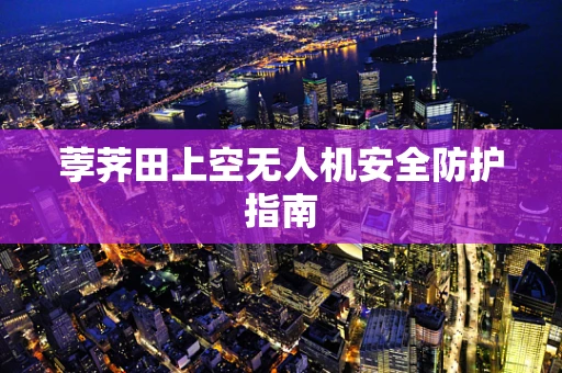 荸荠田上空无人机安全防护指南