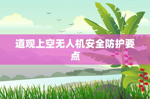 道观上空无人机安全防护要点