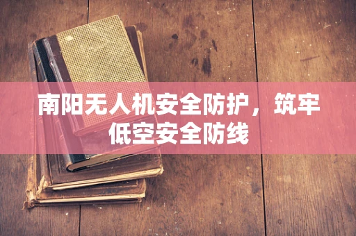 南阳无人机安全防护，筑牢低空安全防线