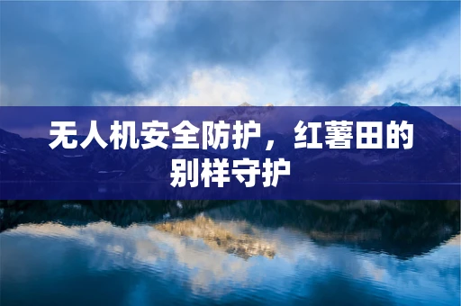 无人机安全防护，红薯田的别样守护