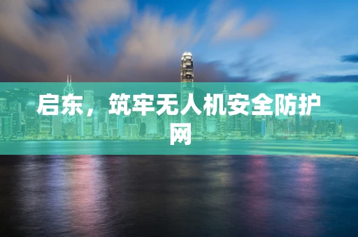 启东，筑牢无人机安全防护网
