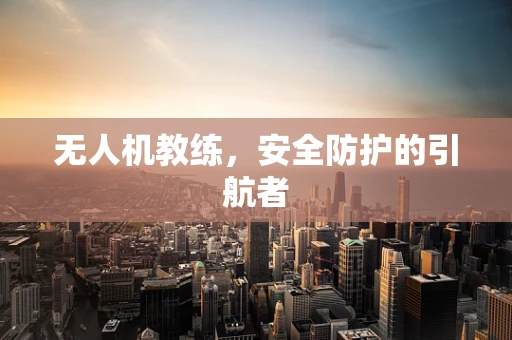无人机教练，安全防护的引航者