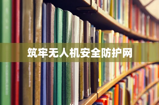 筑牢无人机安全防护网