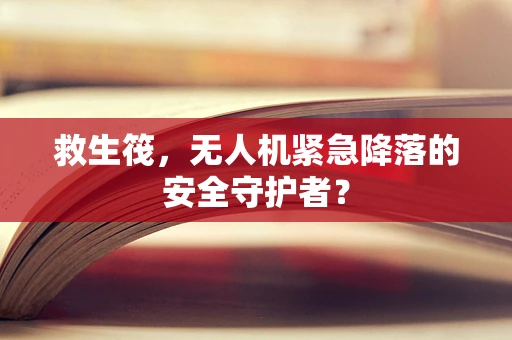 救生筏，无人机紧急降落的安全守护者？