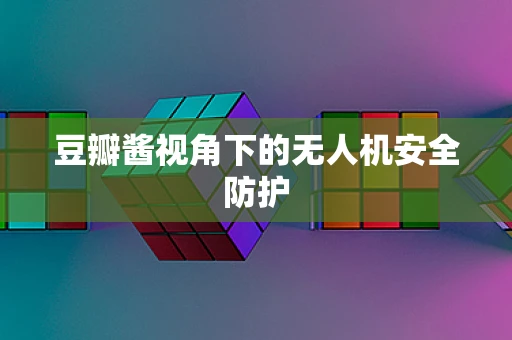 豆瓣酱视角下的无人机安全防护