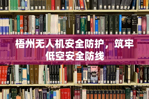 梧州无人机安全防护，筑牢低空安全防线