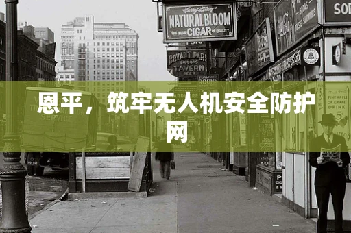 恩平，筑牢无人机安全防护网