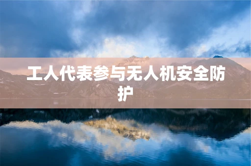 工人代表参与无人机安全防护