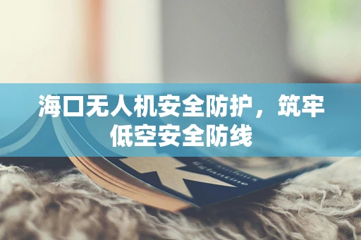 海口无人机安全防护，筑牢低空安全防线