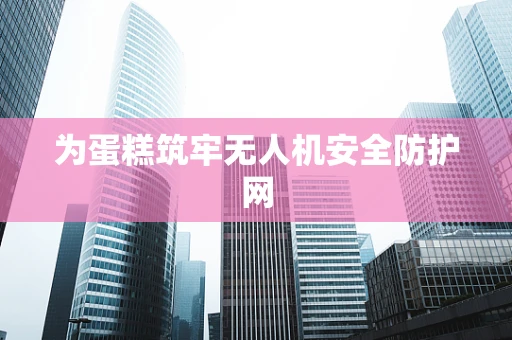 为蛋糕筑牢无人机安全防护网