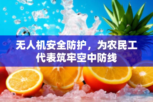 无人机安全防护，为农民工代表筑牢空中防线
