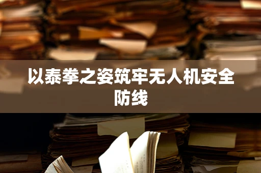 以泰拳之姿筑牢无人机安全防线