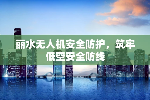 丽水无人机安全防护，筑牢低空安全防线